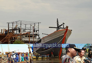Tanggapi Kebakaran Kapal, Dalan Waktu Dekat Bupati Pati Akan Undang Pemilik Dan Bngkel Kapal Di Juwana