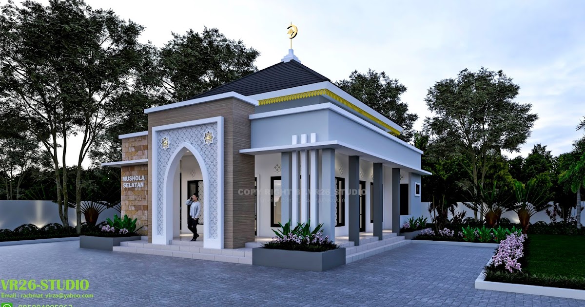 3D-visualizer: Desain Musholla Minimalis 2019