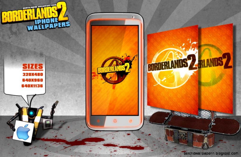 Borderlands 2 iphone Wallpaper   Vault by mentalmars on DeviantArt