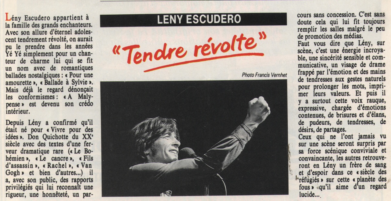 Chronophonix R.I.P. Leny Escudero