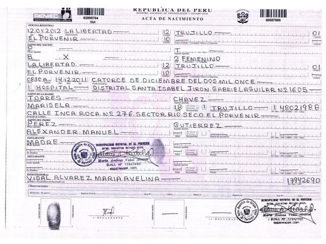 Birth Certificate Peru prntbl concejomunicipaldechinu gov co Birth Certificate Peru prntbl concejomunicipaldechinu gov co