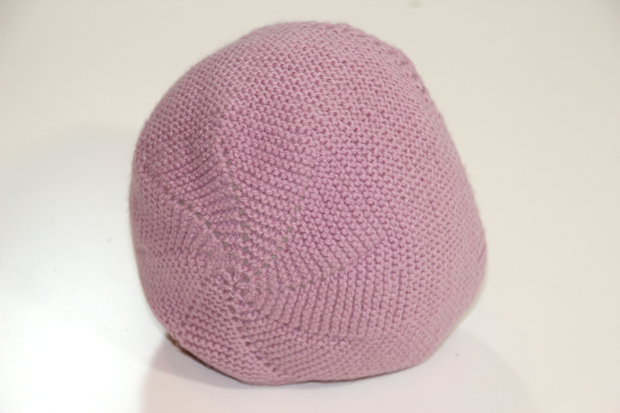 DIY Tejer Bebé: Cómo hacer capota de punto con dos agujas