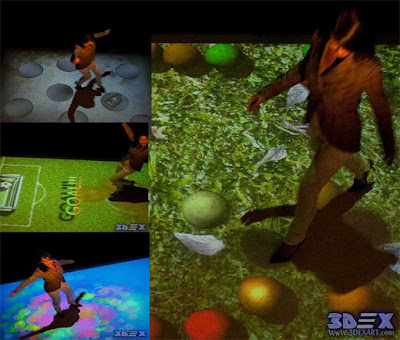 Interactive Floor Projector, interactive floor for playing, dancing