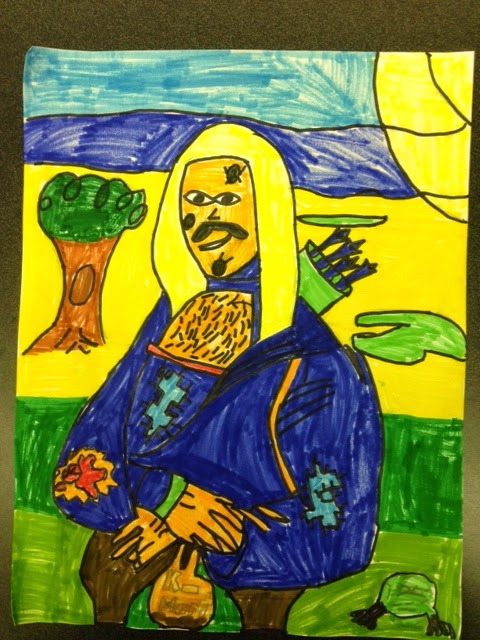 No Corner Suns: Modern Mona Lisa: Free downloadable coloring page of