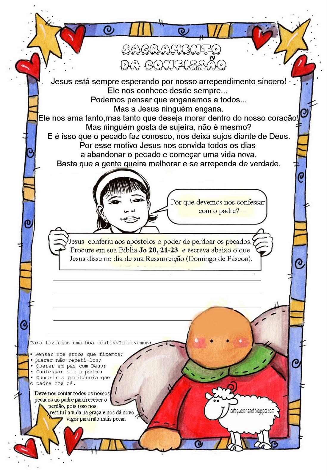 Catequese na Net: Sacramento da Confissão