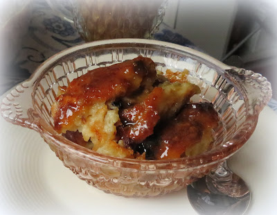 Vanilla Sauced Bread Pudding