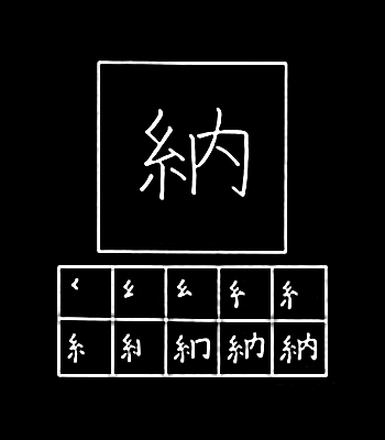 kanji menyimpan/pembayaran