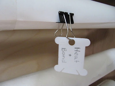 organizing rolls of paper