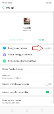 Ukuran Game TALION Ukuran Game TALION