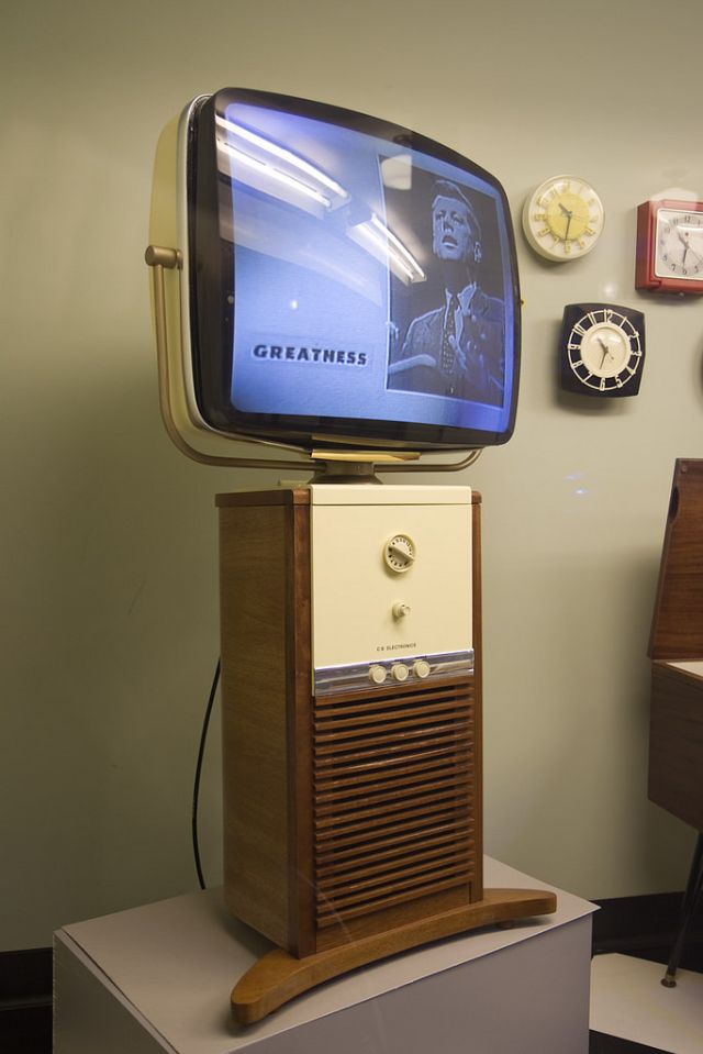 retro historical tv set designs
