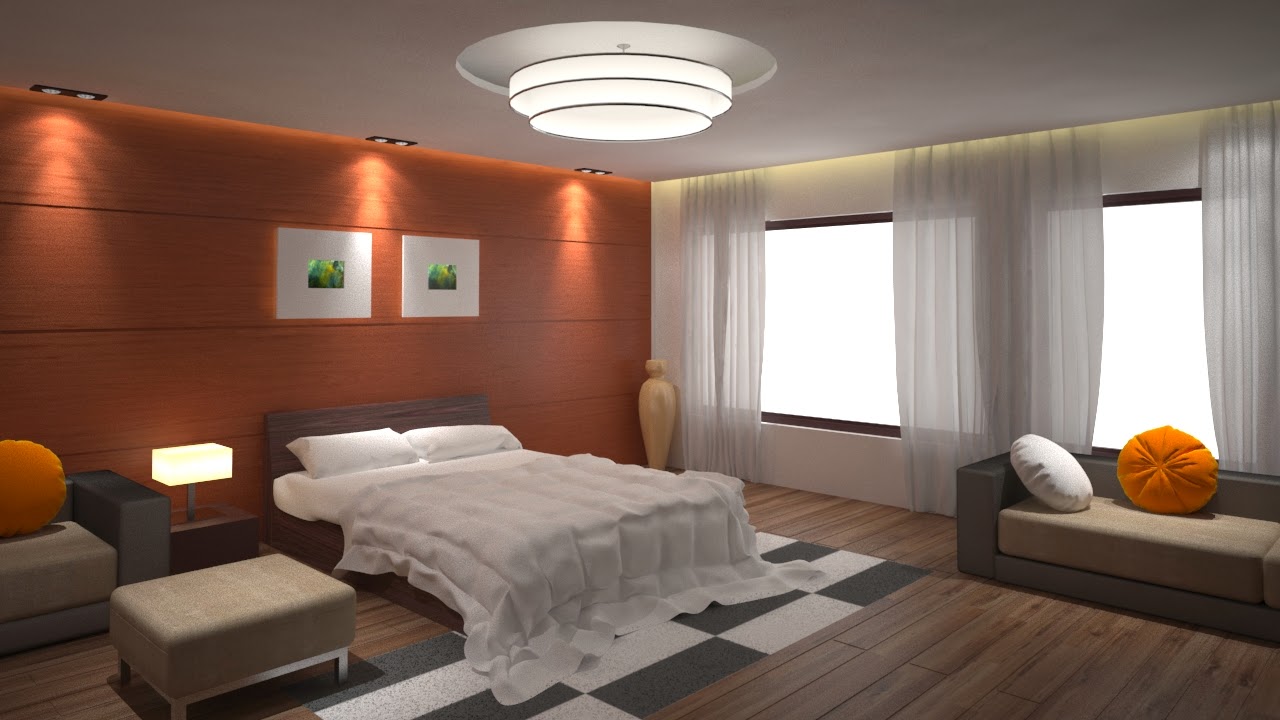 Новый свет комнаты. 3ds Max Design. Bedroom 3ds Max. 3d Max интерьер. 3д интерьер комнаты.