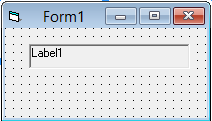 VB6: Label Control
