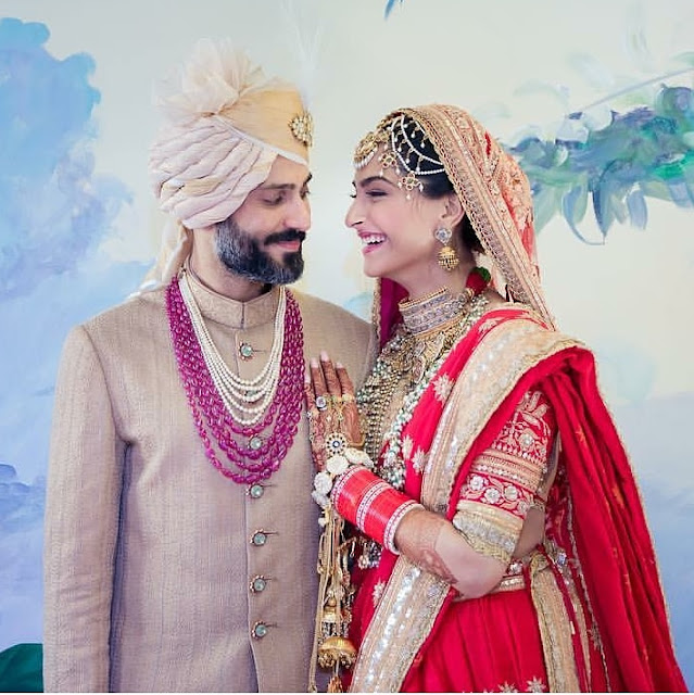 Sonam Kapoor and Anand Ahuja Wedding Pics