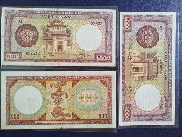 500 đồng năm 1964