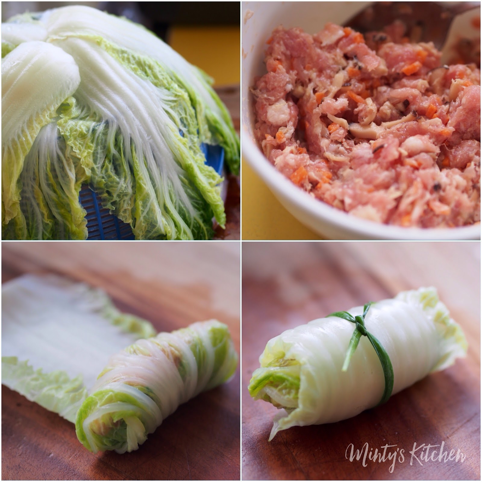Minty's Kitchen Napa Cabbage Rolls