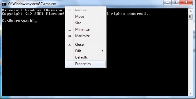 HOW TO ENABLE 'COPY PASTE' IN COMMAND PROMPT.