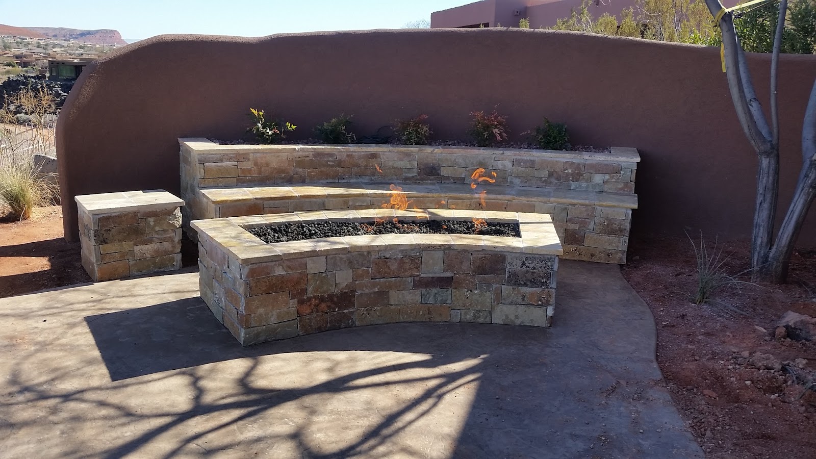 Gas Piping, Gas Tiki Torches. Salt Lake, Provo, Utah, Fire