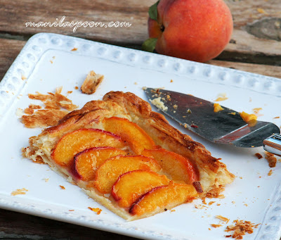  Peach Galette slice