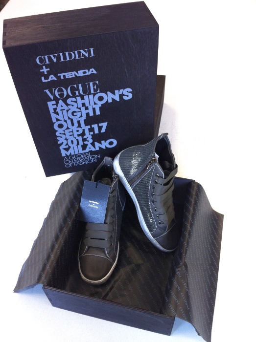 Le sneakers in edizione speciale limitata di Cividini per la Vogue Fashion's Night Out 2013