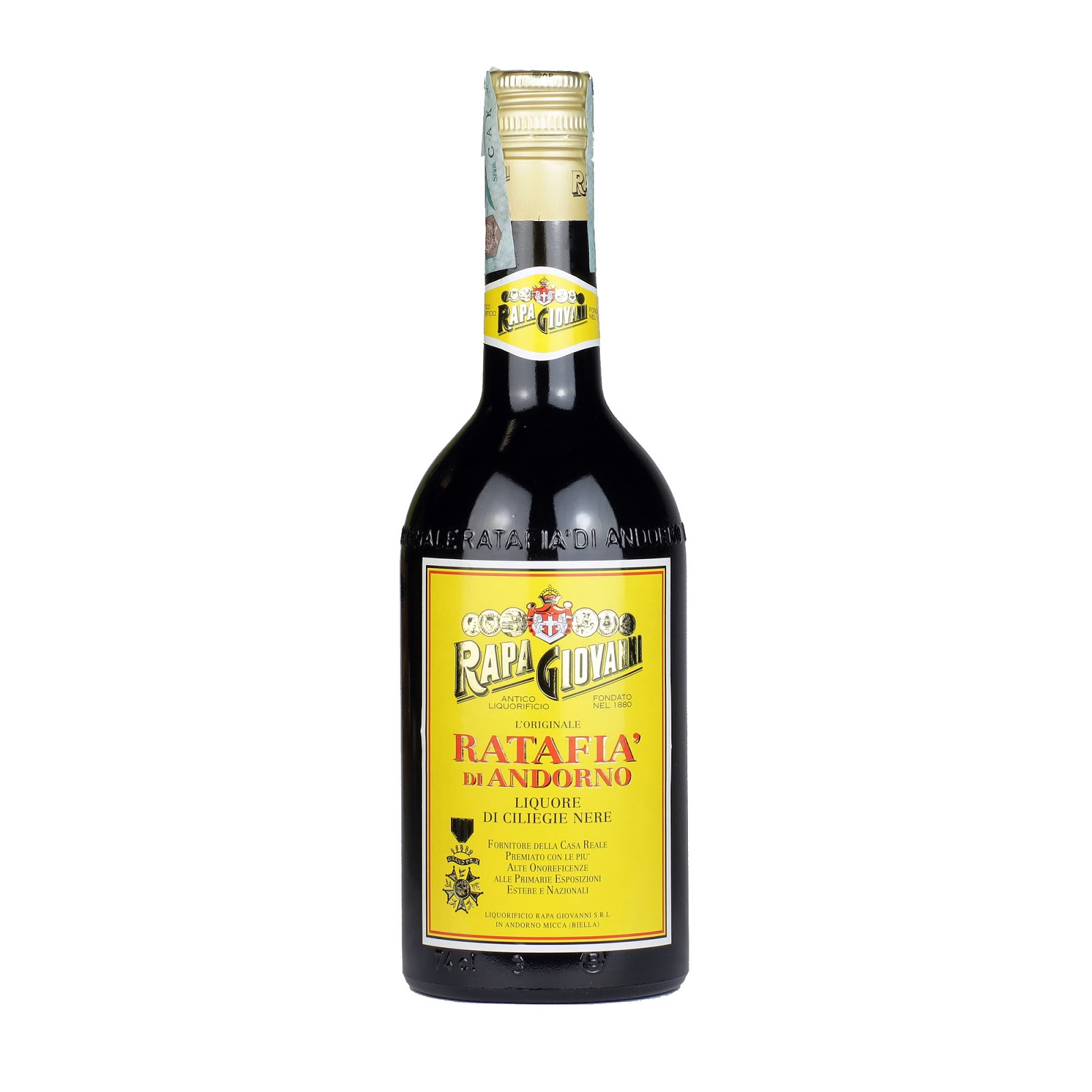 Turin Epicurean Capital Ratafia' cherry wine liqueur