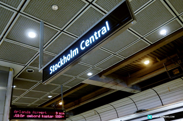 bowdywanders.com Singapore Travel Blog Philippines Photo :: Sweden :: Train from Arlanda Airport to Stockholm City Centre