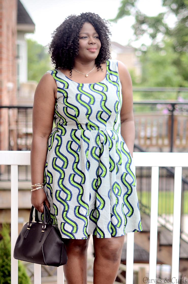 Plus Size African Print Dress | My Curves And Curls