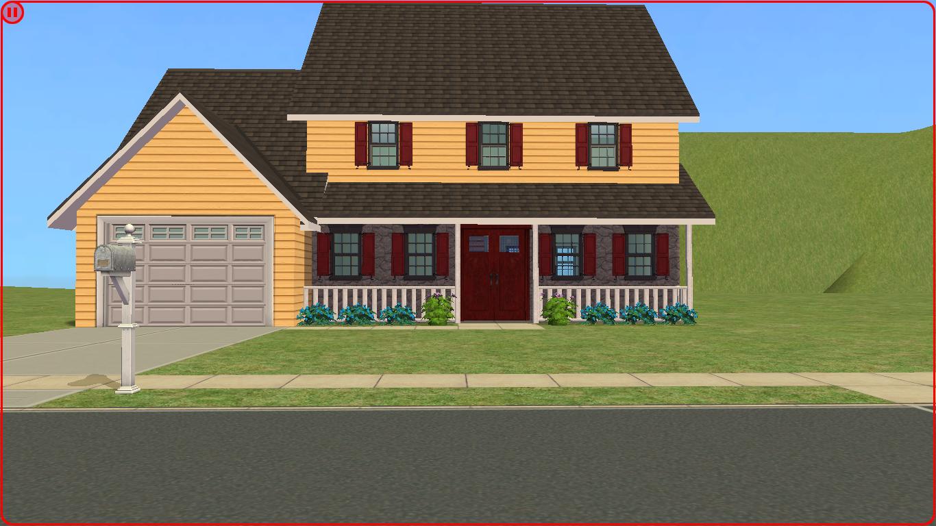 Sims 2 Lot S Story Family House 2 Story Family House