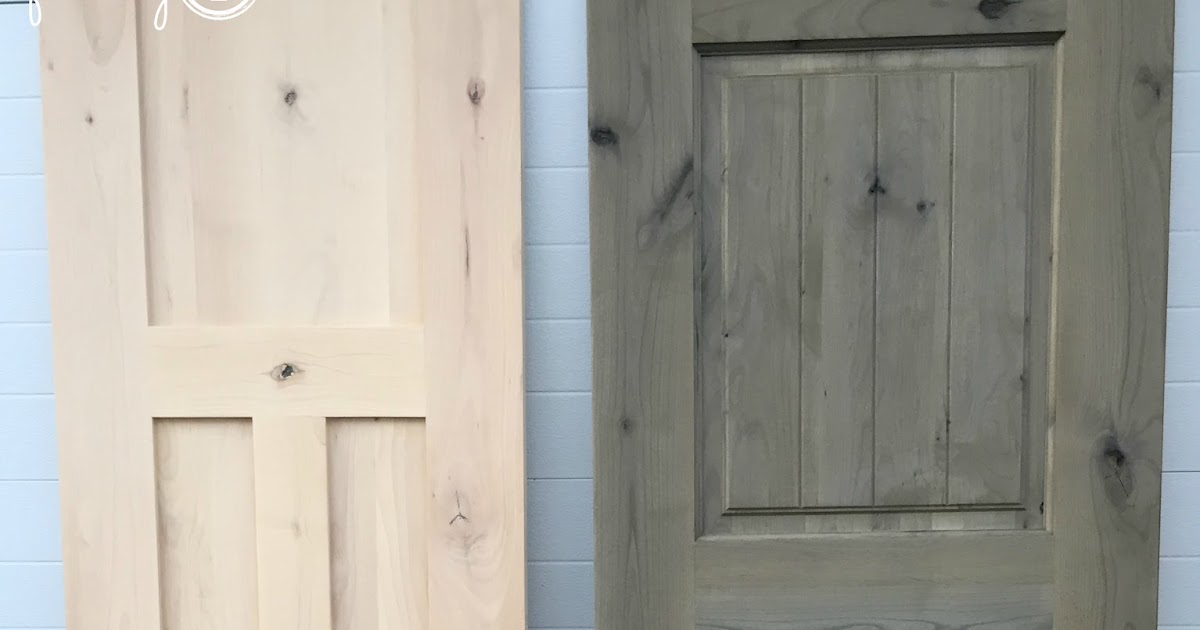 from Gardners 2 Bergers The Perfect DIY Barnwood Gray Doors