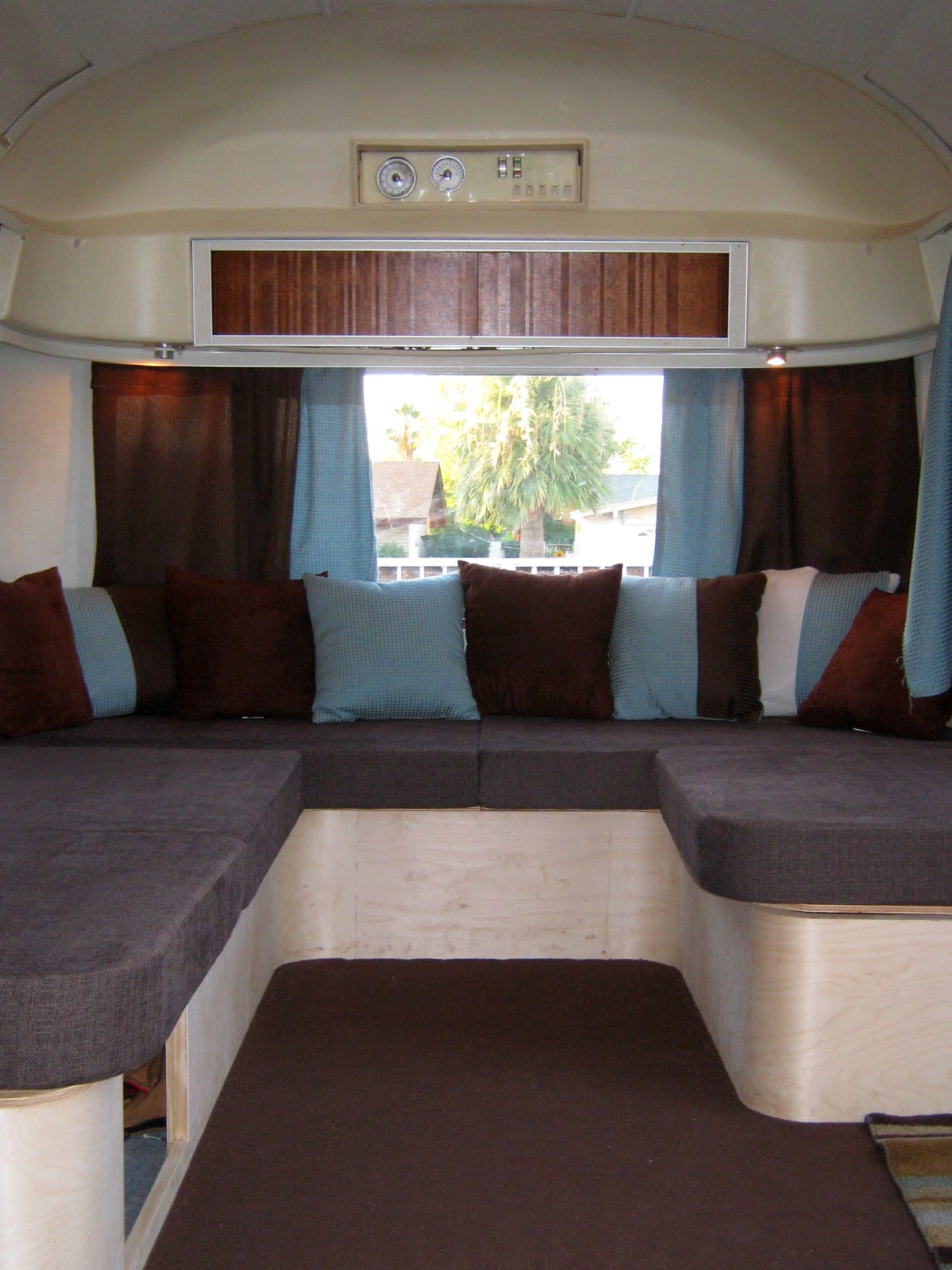 Airstream Renovation Airstream front seating