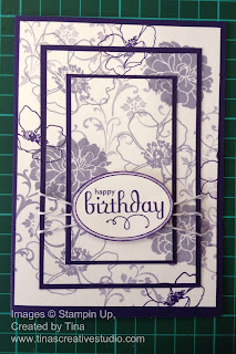 Finished Triple Layer card