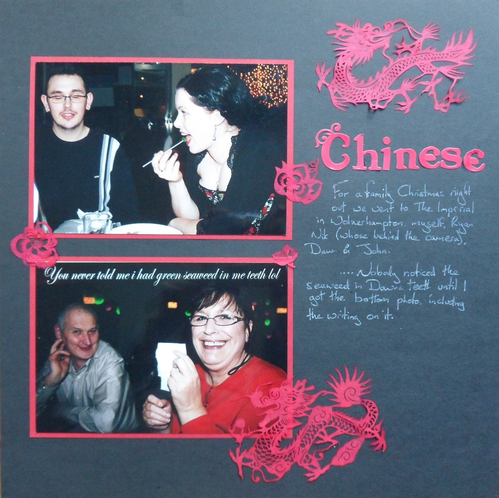 .K's crafty corner. Scrapbooking Chinese
