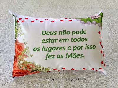 Travesseiro dia das Mães