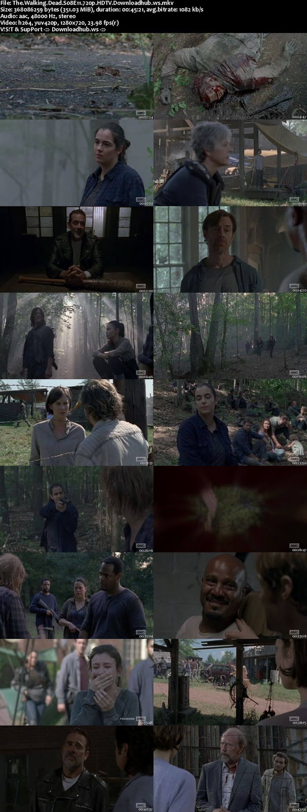 The Walking Dead S08E11 350MB HDTV 720p x264