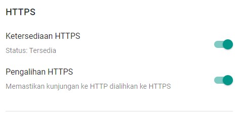 Mengaktifkan HTTPS Blogger