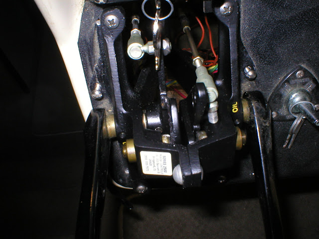 Silverton 34C: Lower helm control cables