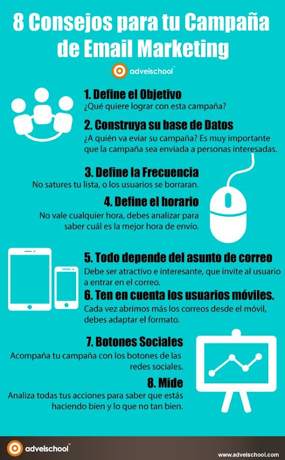 8 consejos para tu campaña de Email Marketing.