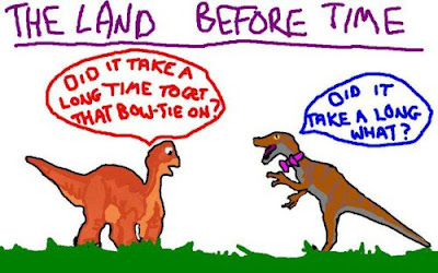 the land before time, dinosaurs, comic, funny, bow-tie