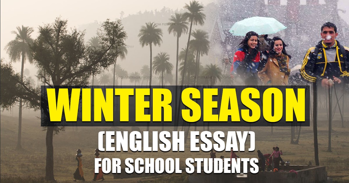 5 lines on winter season for class 1 image