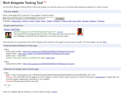 Rich Snippets wrong author image