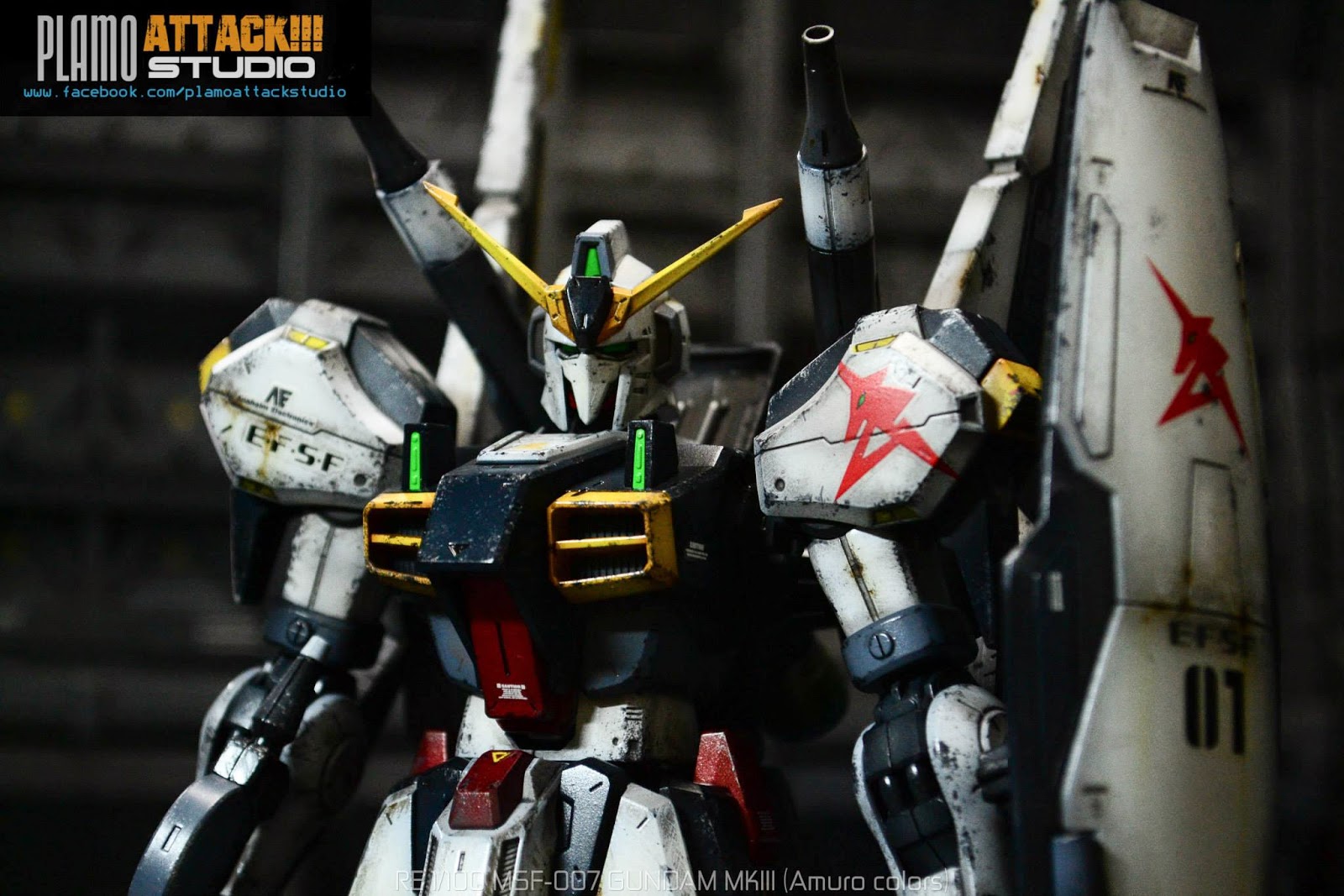 Custom Build: RE/100 Gundam Mk-III "Amuro Ray Colors"