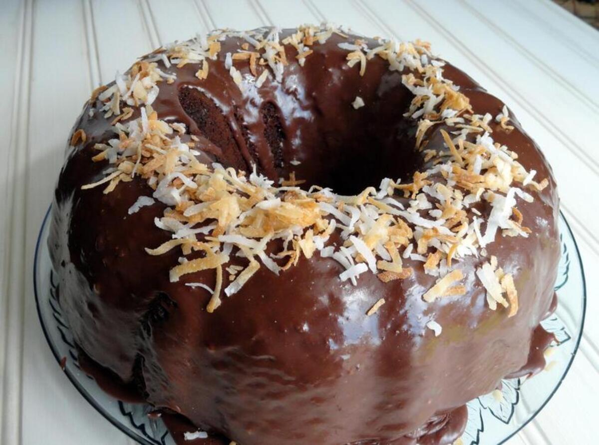 Chocolate Coconut Bundt Cake