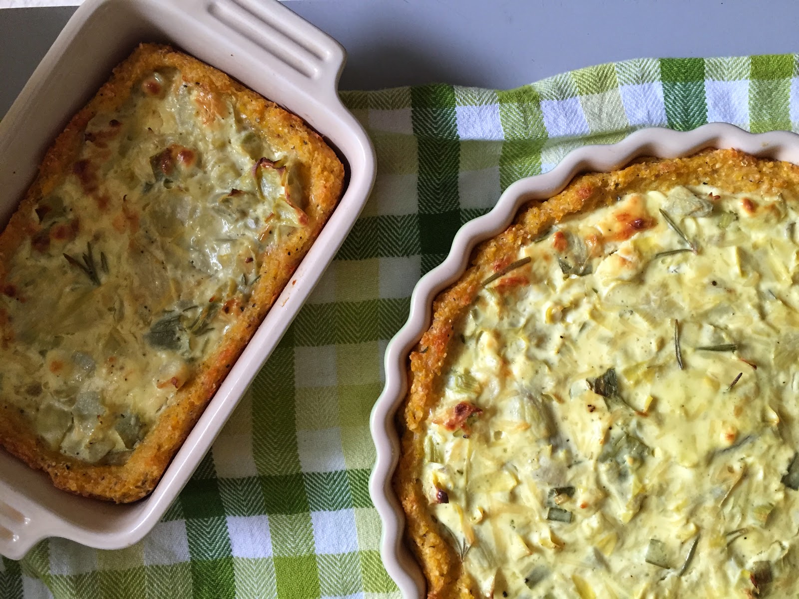 The Pittsburgh Kitchen Artichoke Polenta Tart