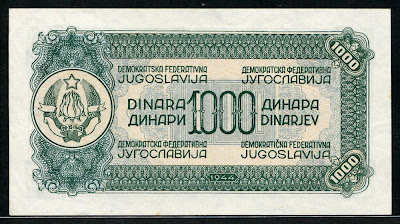 banknote Dinara Dinarjev Dinari