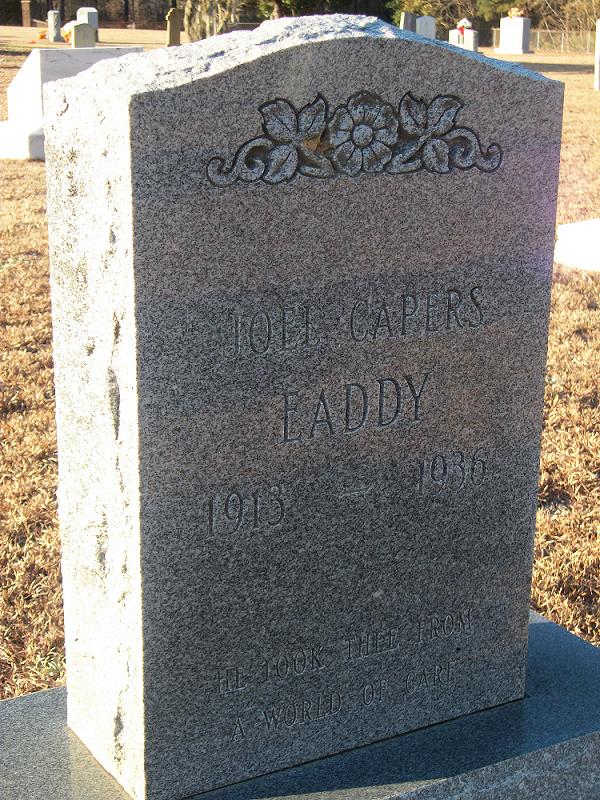 Tess's Tree Joel Capers EADDY death