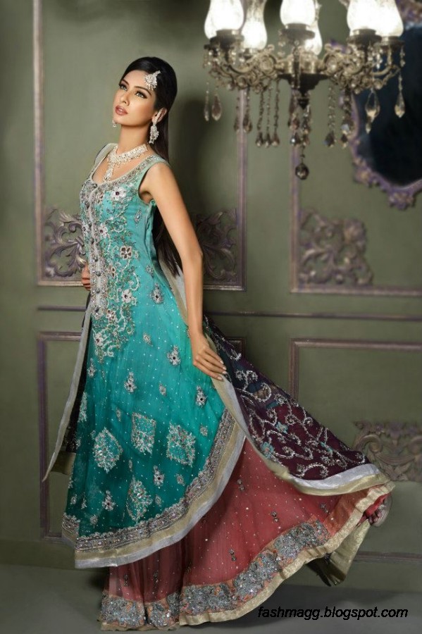 Fashion & Style: Indian-Pakistani Elegant Bridal-Wedding Wear Dulhan ...