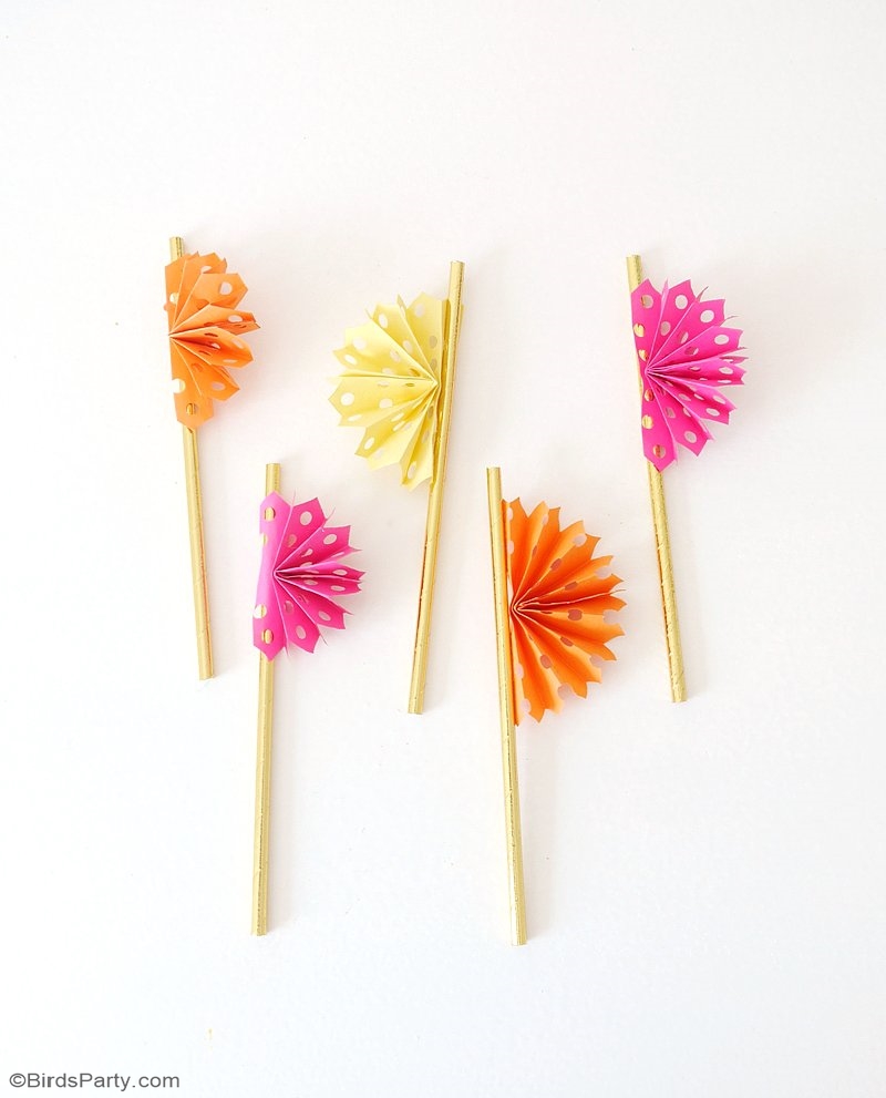 15 DIY Projects Made with Paper Straws