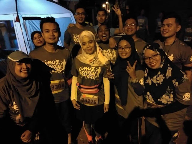 Bergambar dulu sebelum berlari.. hehe Kisah Lumut Eco Run 2019 Dan Marina Island Pangkor Resort & Hotel