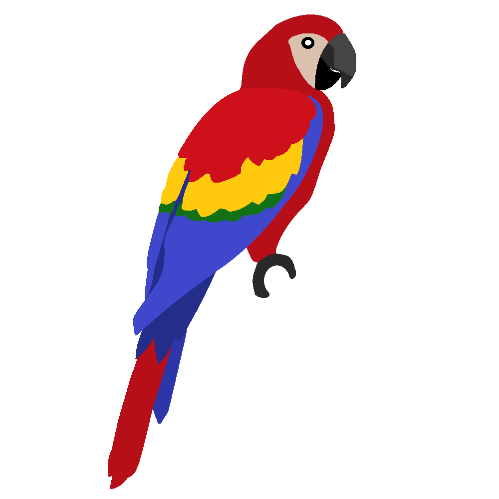 free clip art cartoon parrot - photo #5