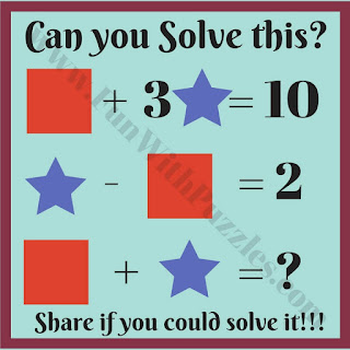 Kids Math Equations Riddles with Answers