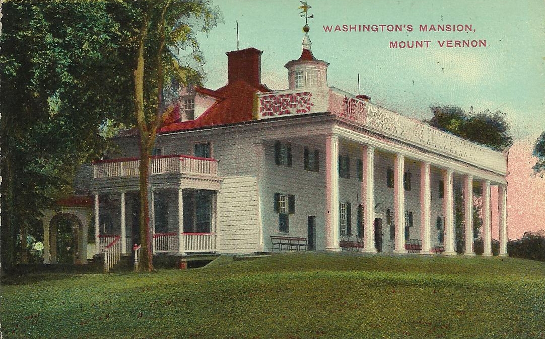 Vintage Travel Postcards Mount Vernon, Virginia